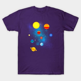 Solar System Space T-Shirt